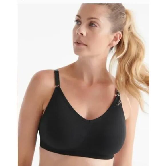 Knix Bra Womens 3XL Black Good To Go Wireless Seamless Adjustable Straps - Picture 1 of 6